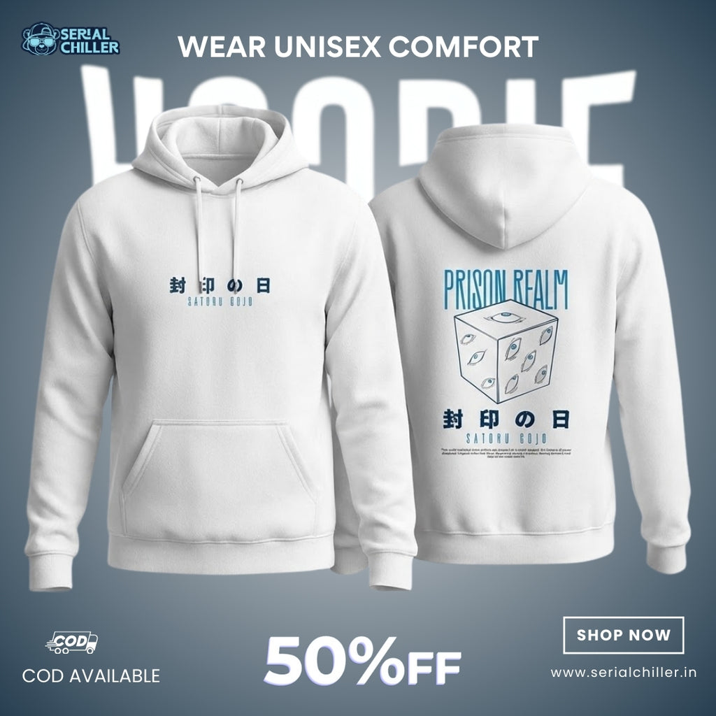 Gojo Prison Realm Hoodie – Jujutsu Kaisen | Premium Unisex Hoodie