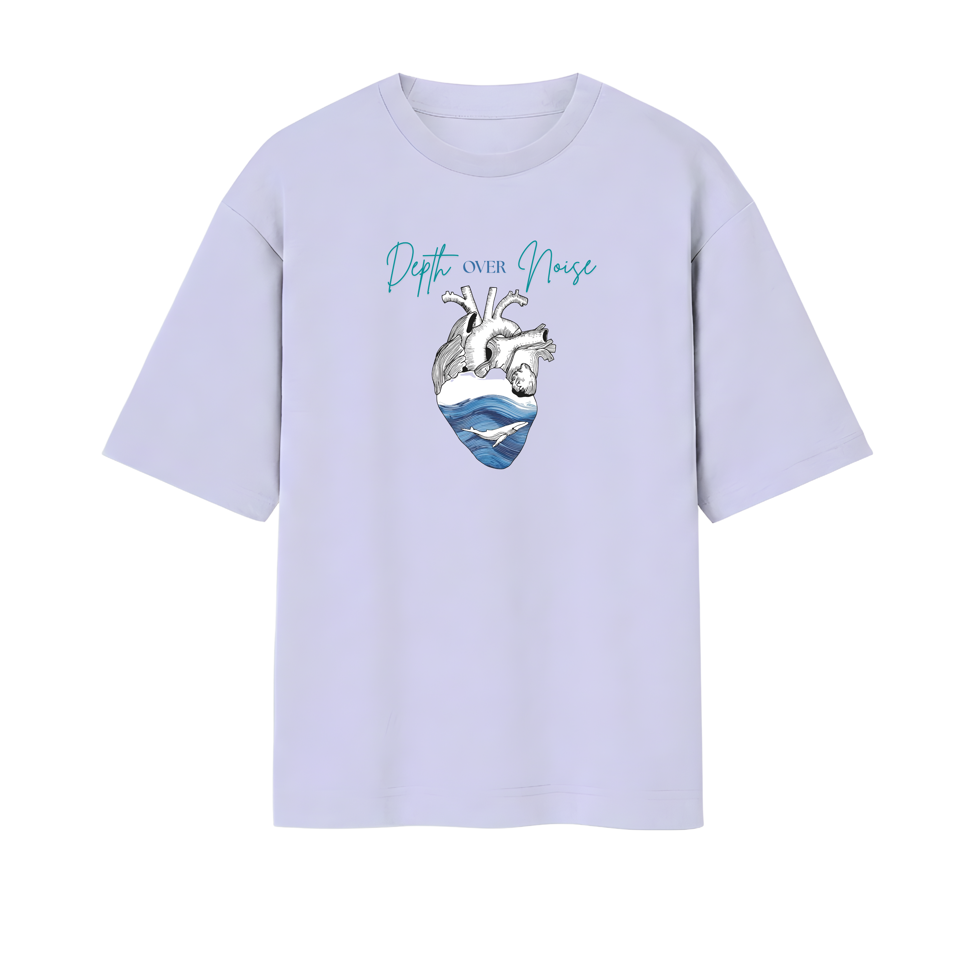 Depth over Noise | Unisex Oversized Standard T-Shirt
