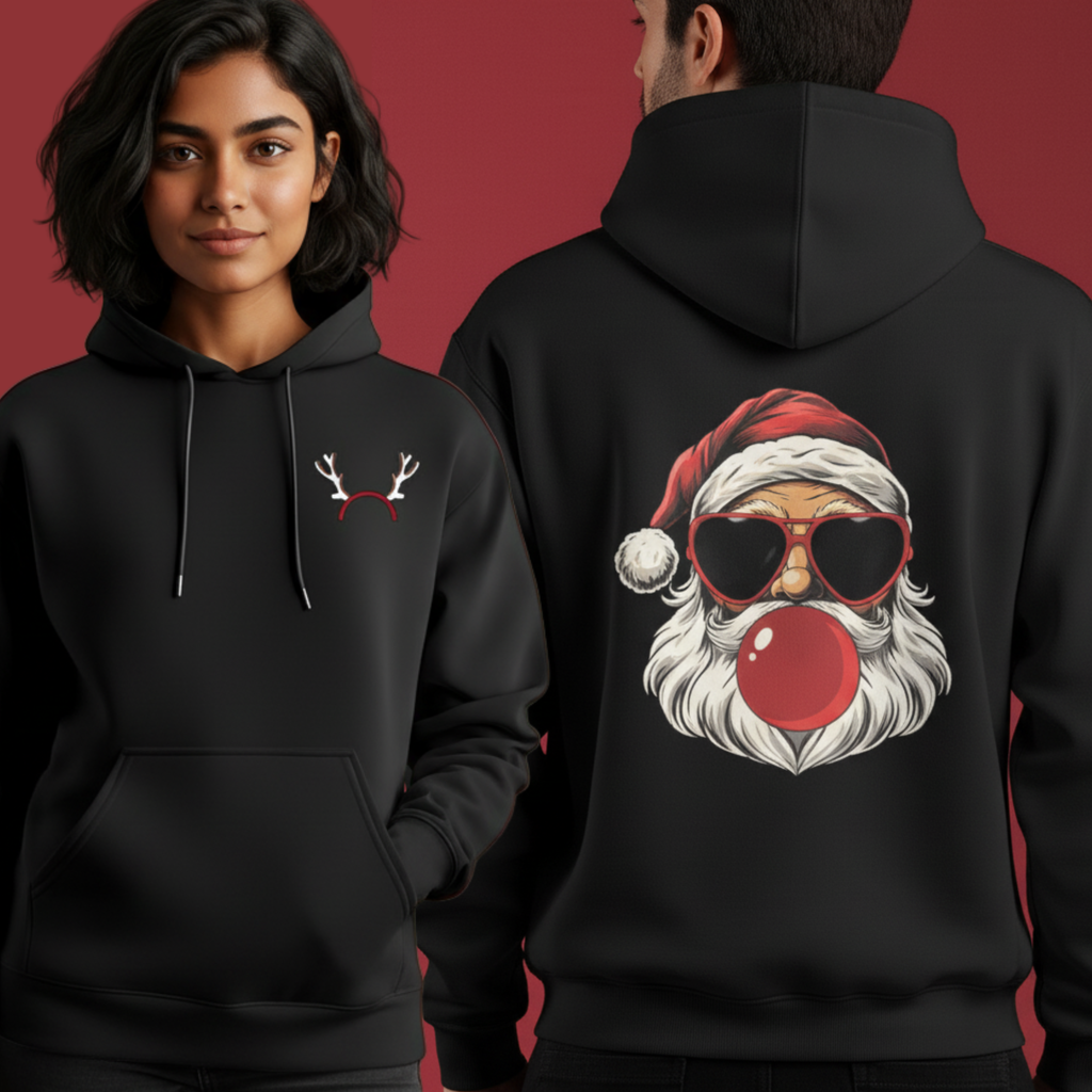 Black Unisex Pullover Hoodie