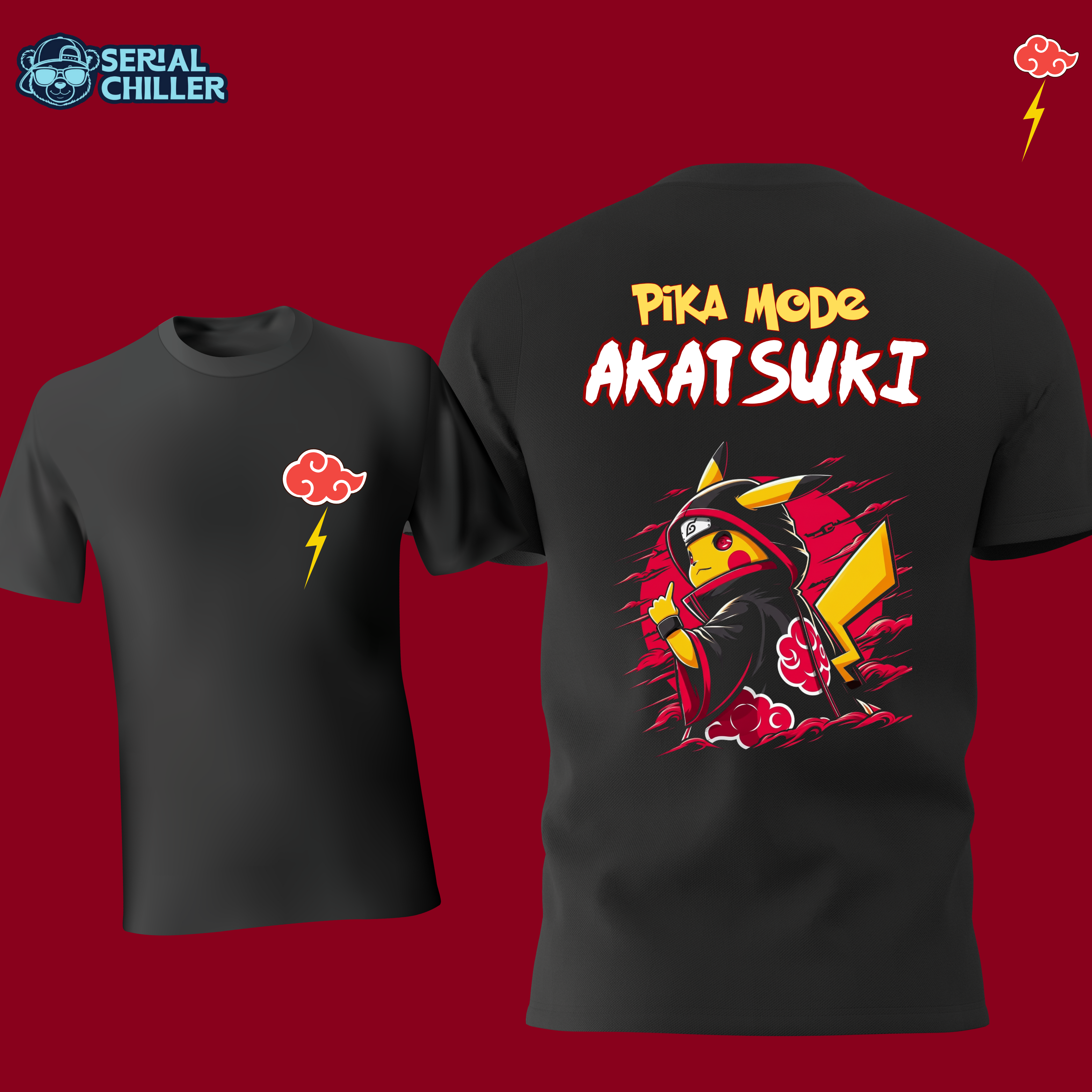 Pikachu Akatsuki | Unisex Oversized Classic T-Shirt