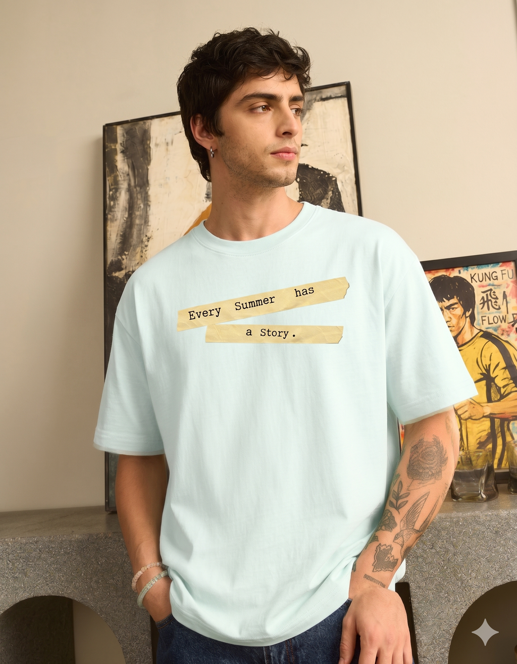 Evert Summer has a story | Unisex Oversized Classic T-Shirt