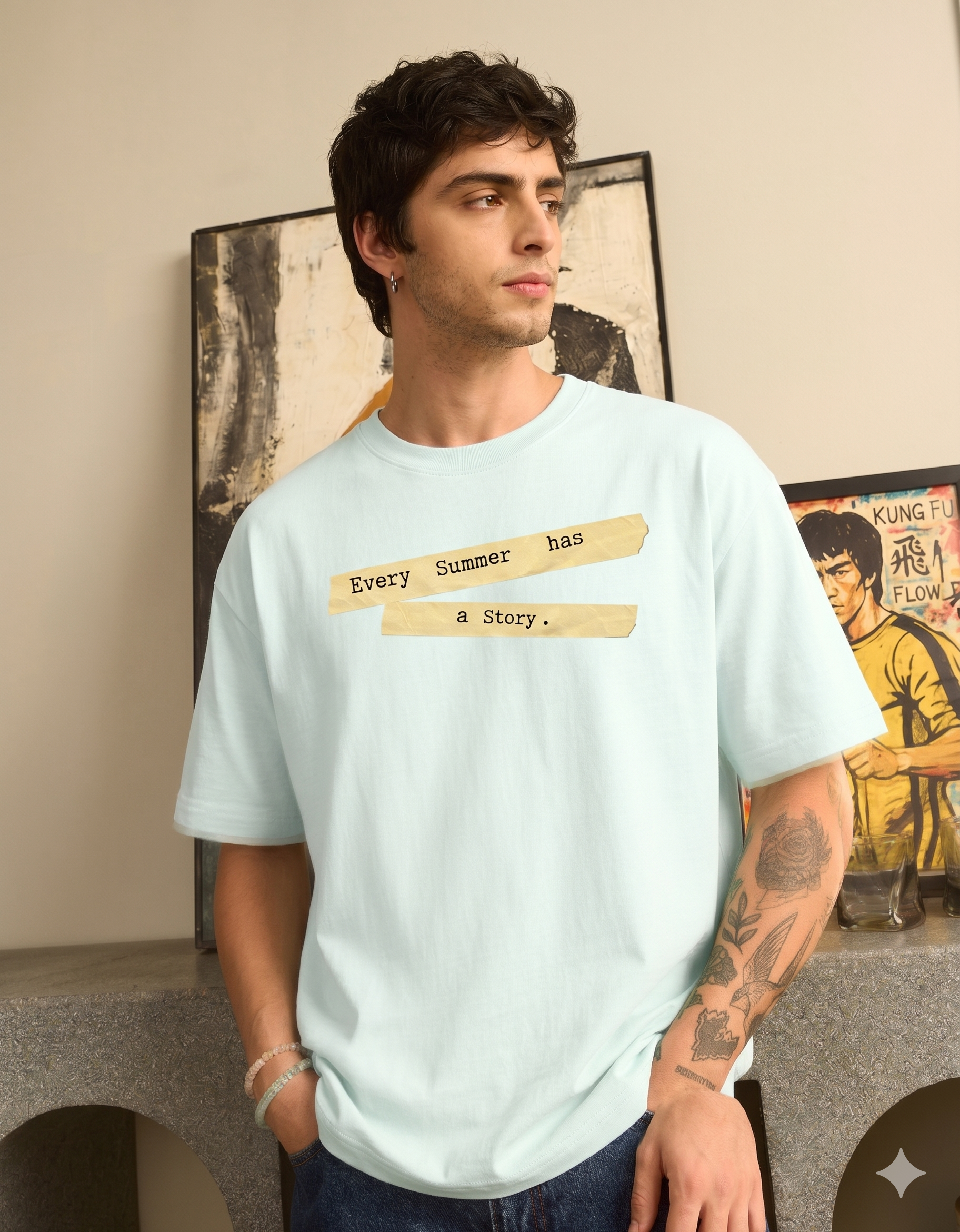 Evert Summer has a story | Unisex Oversized Classic T-Shirt