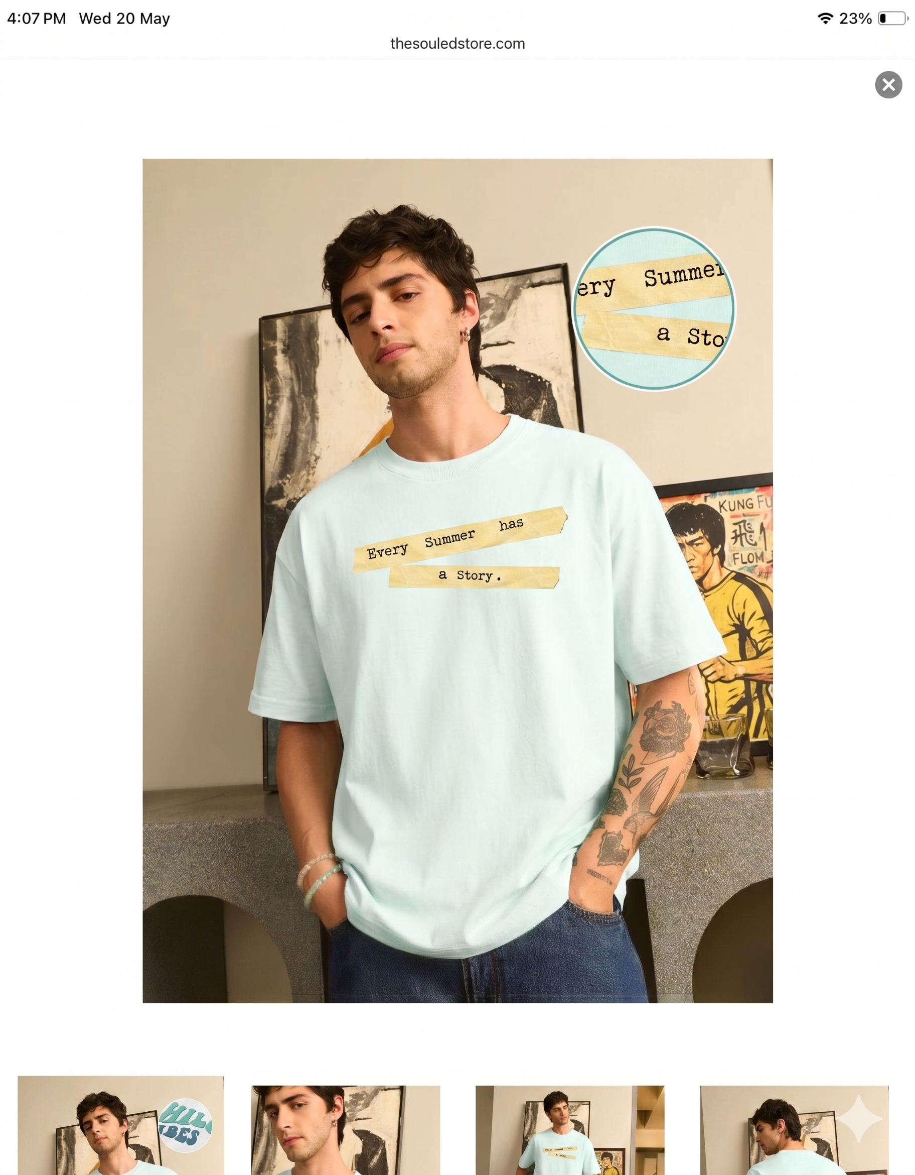 Evert Summer has a story | Unisex Oversized Classic T-Shirt