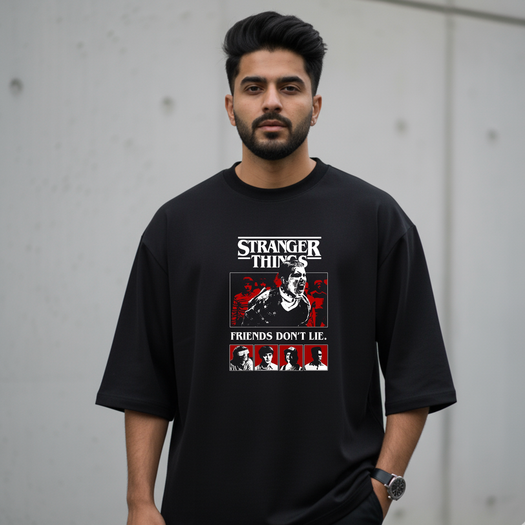 Stranger things Edition| Unisex Oversized Standard T-Shirt