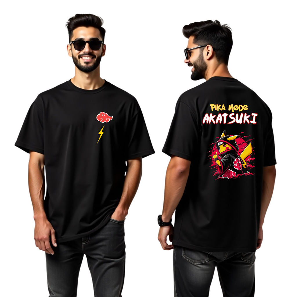 Pikachu Akatsuki | Unisex Oversized Classic T-Shirt