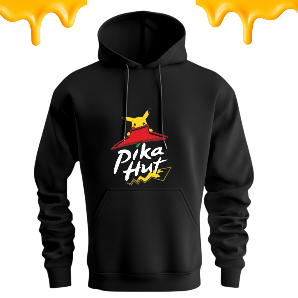 Pika hut | Black Unisex Hoodie