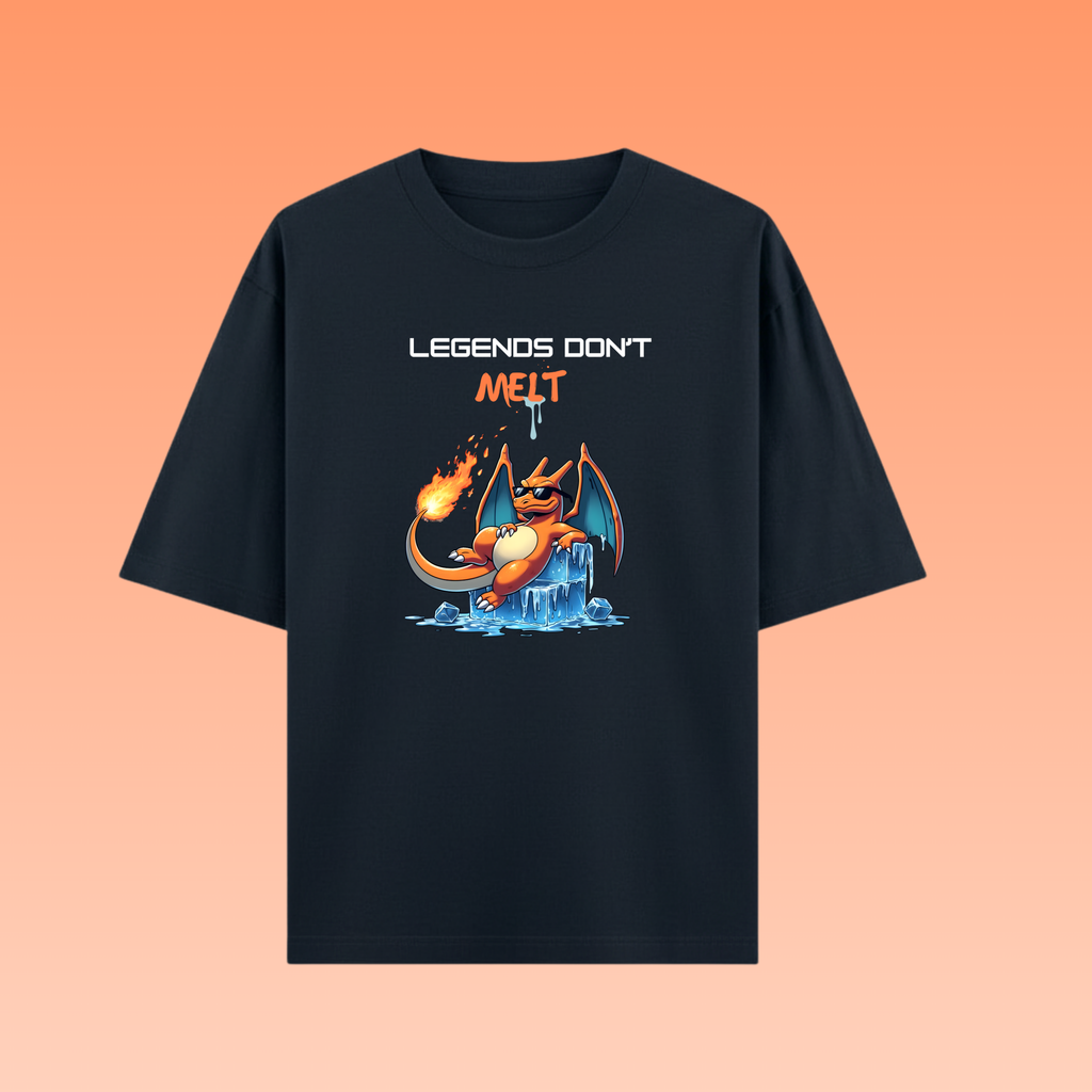 Legends Don't Melt | Men’s Oversized Classic T-Shirt
