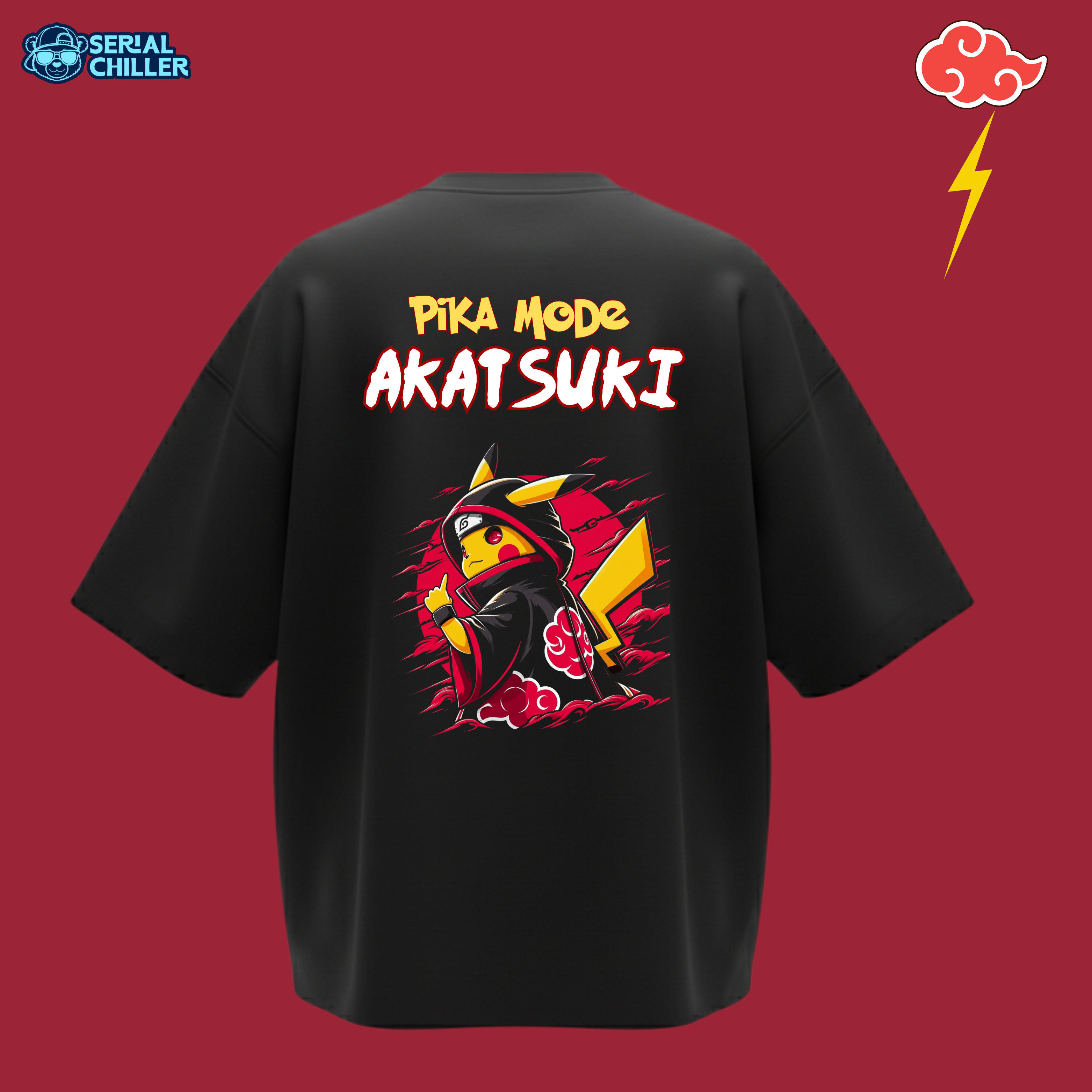 Pikachu Akatsuki | Unisex Oversized Classic T-Shirt