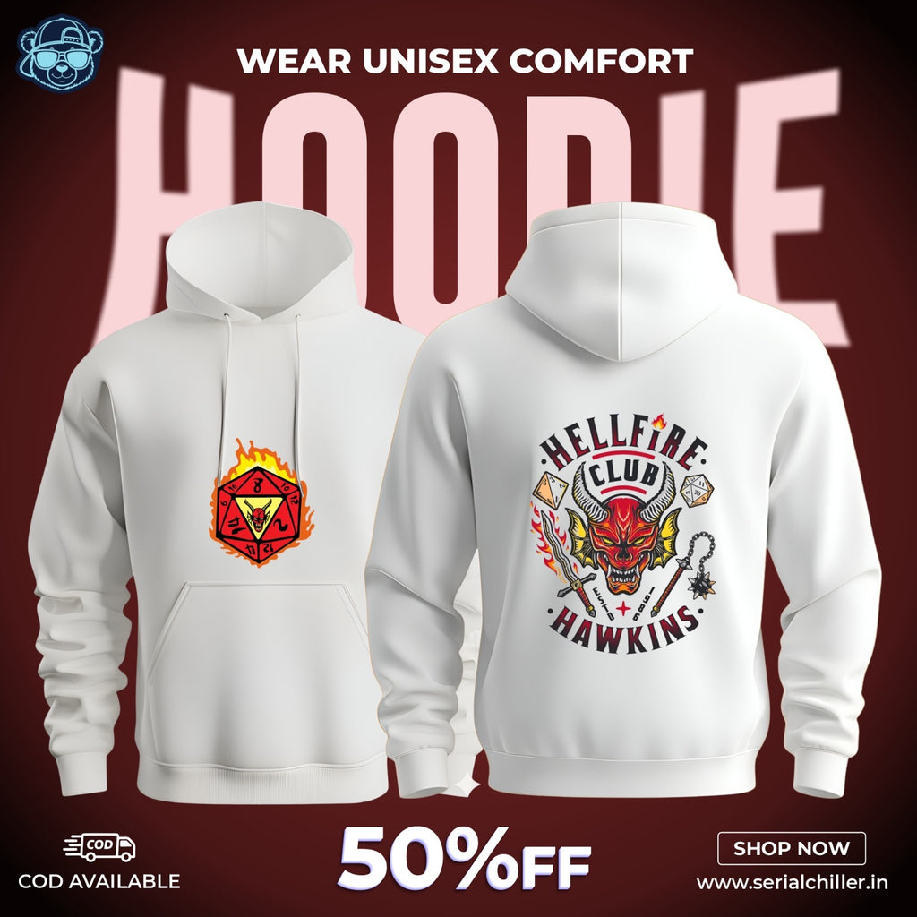 Stranger Things Hellfire | Premium Unisex Hoodie