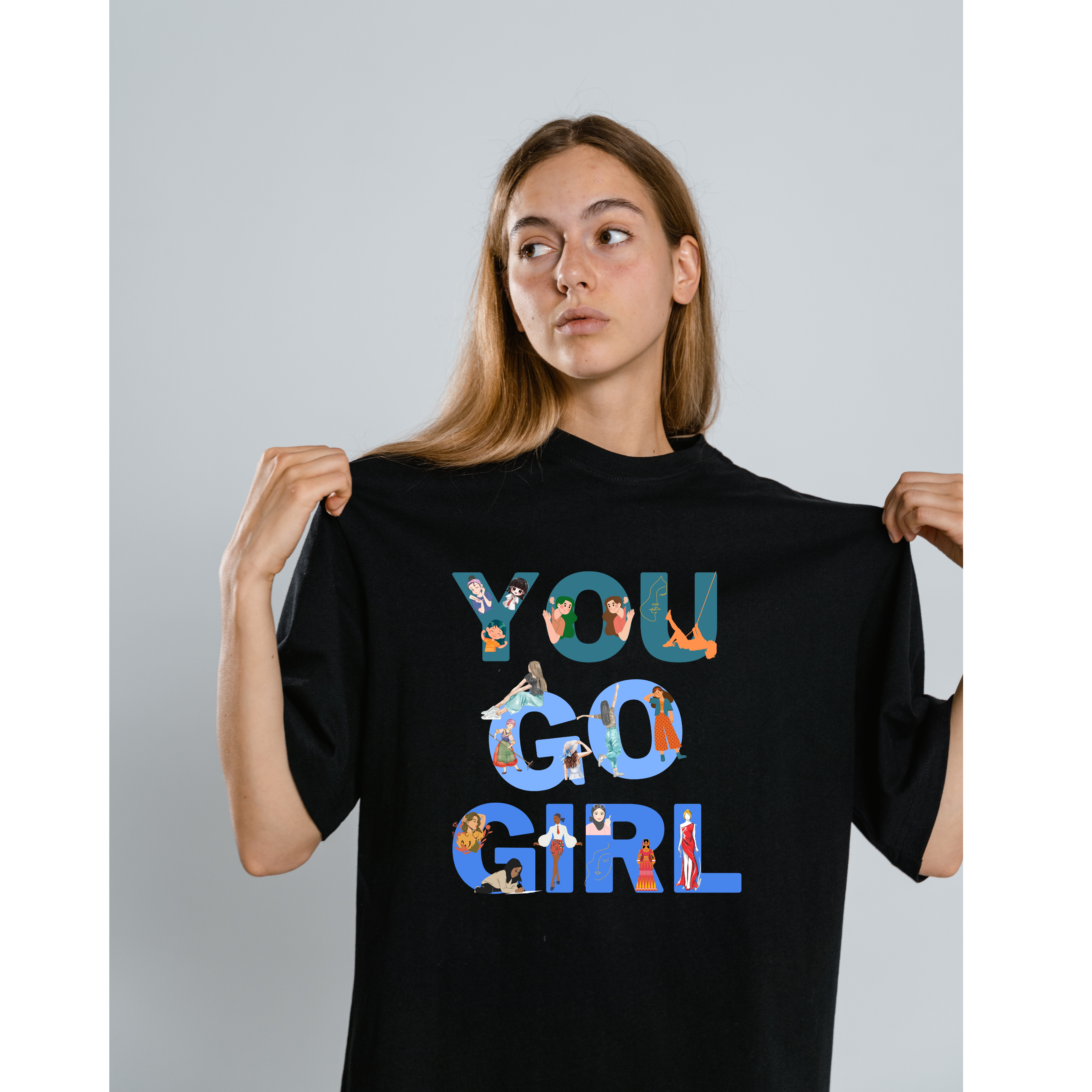 You Go Girl | Women’s Oversized Classic T-Shirt