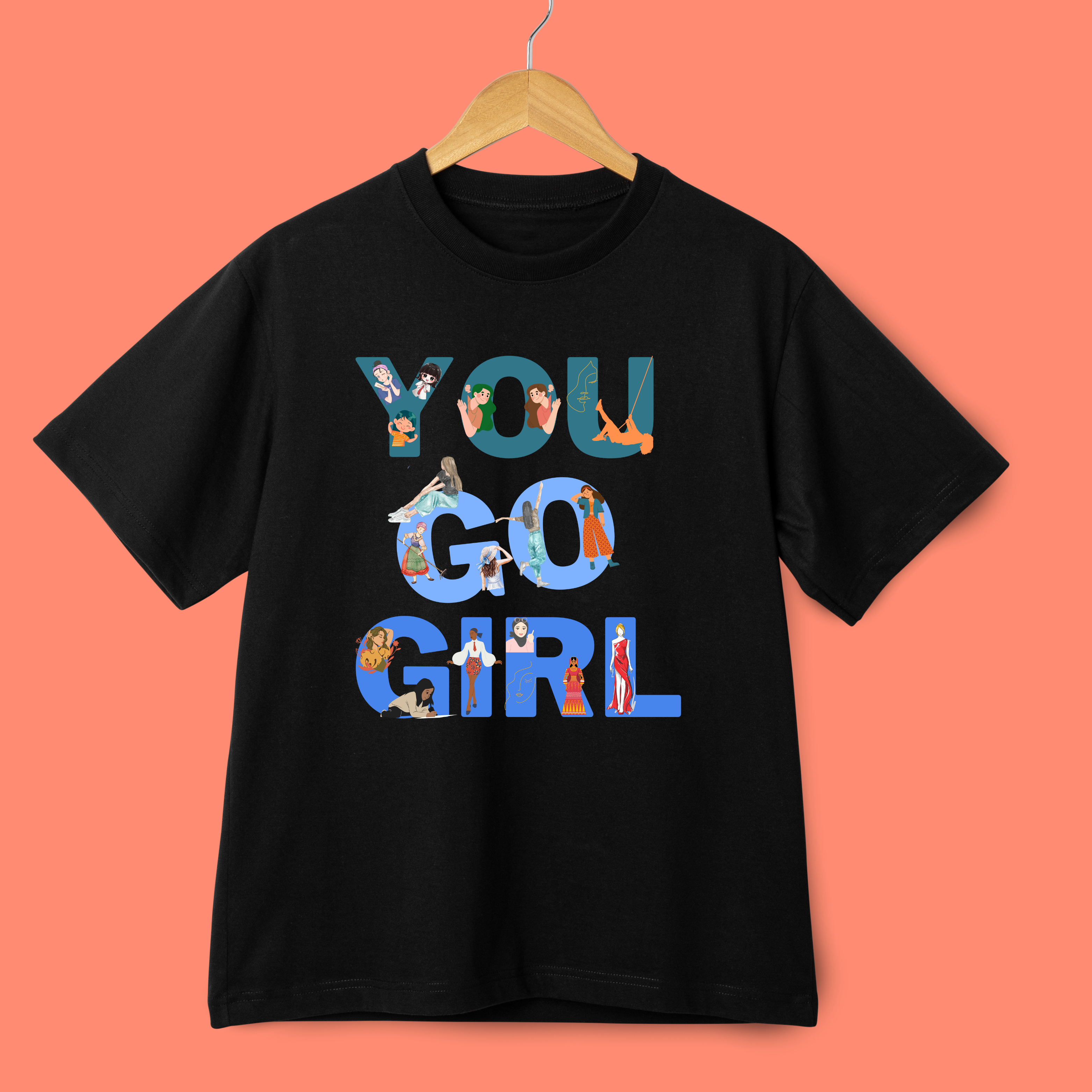 You Go Girl | Women’s Oversized Classic T-Shirt