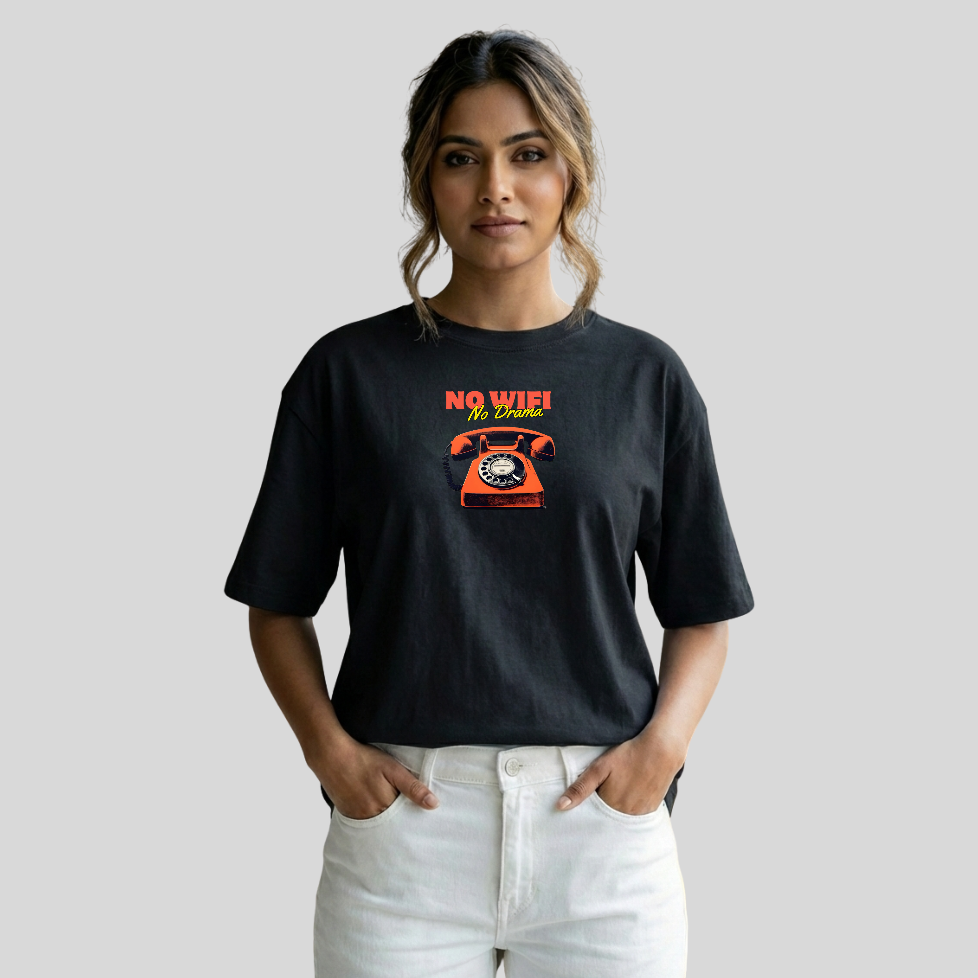 No WIFI, No Drama | Unisex Classic Crew T-Shirt
