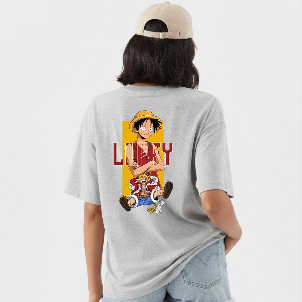 Anime Drip-Luffy mode| Unisex Oversized Standard T-Shirt