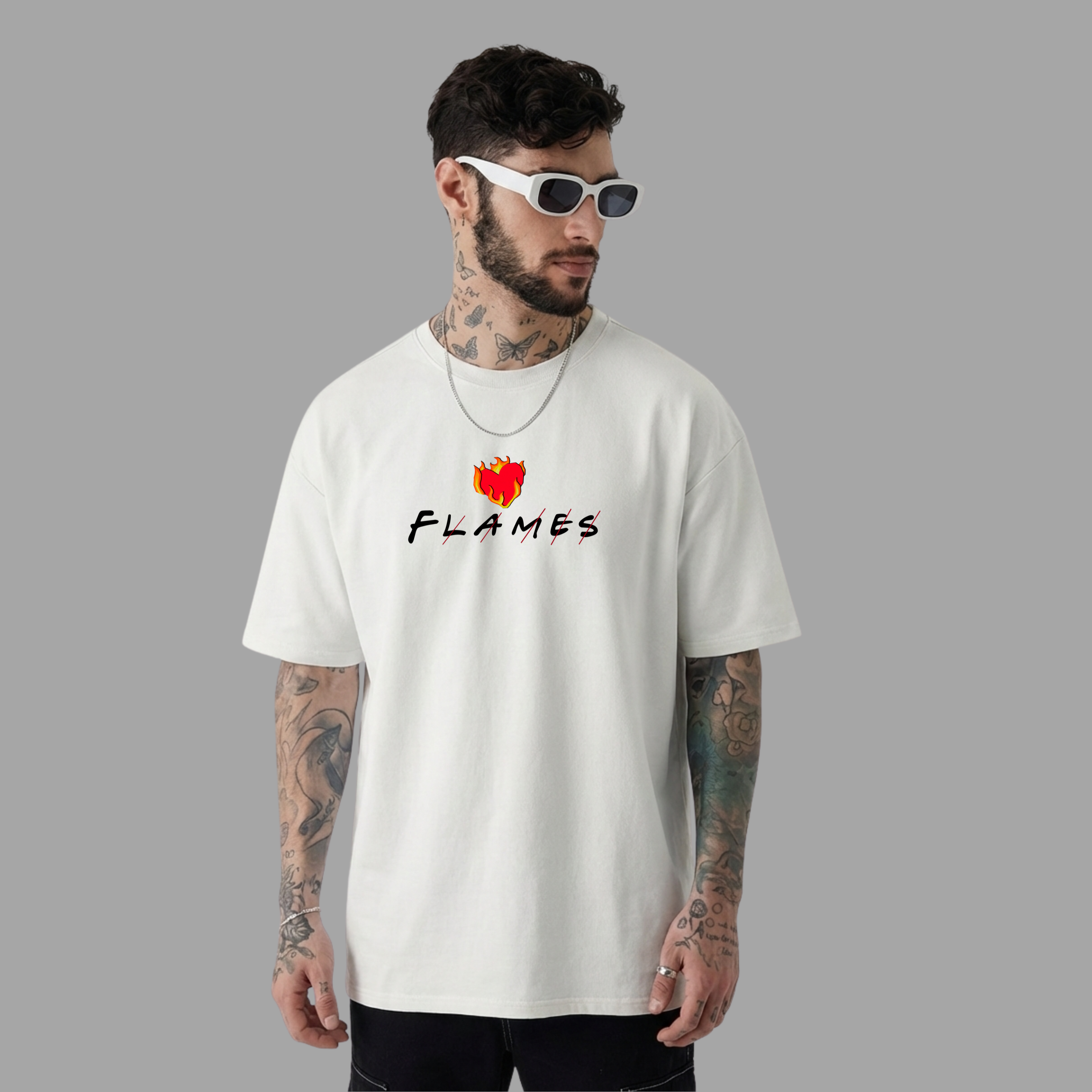 90’s FLAMES | Unisex Oversized Classic T-Shirt