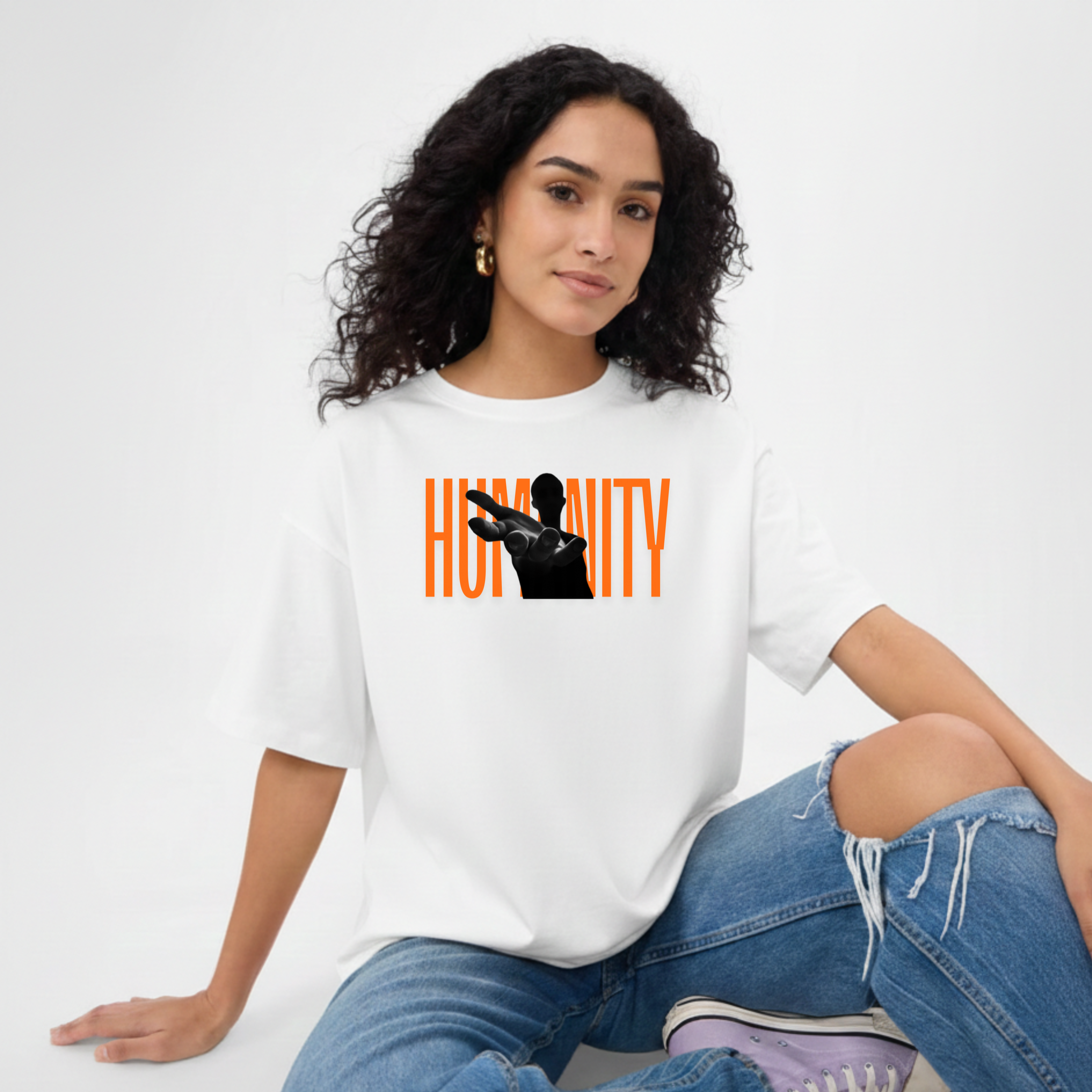 Humanity Calling | Women’s Oversized Classic T-Shirt