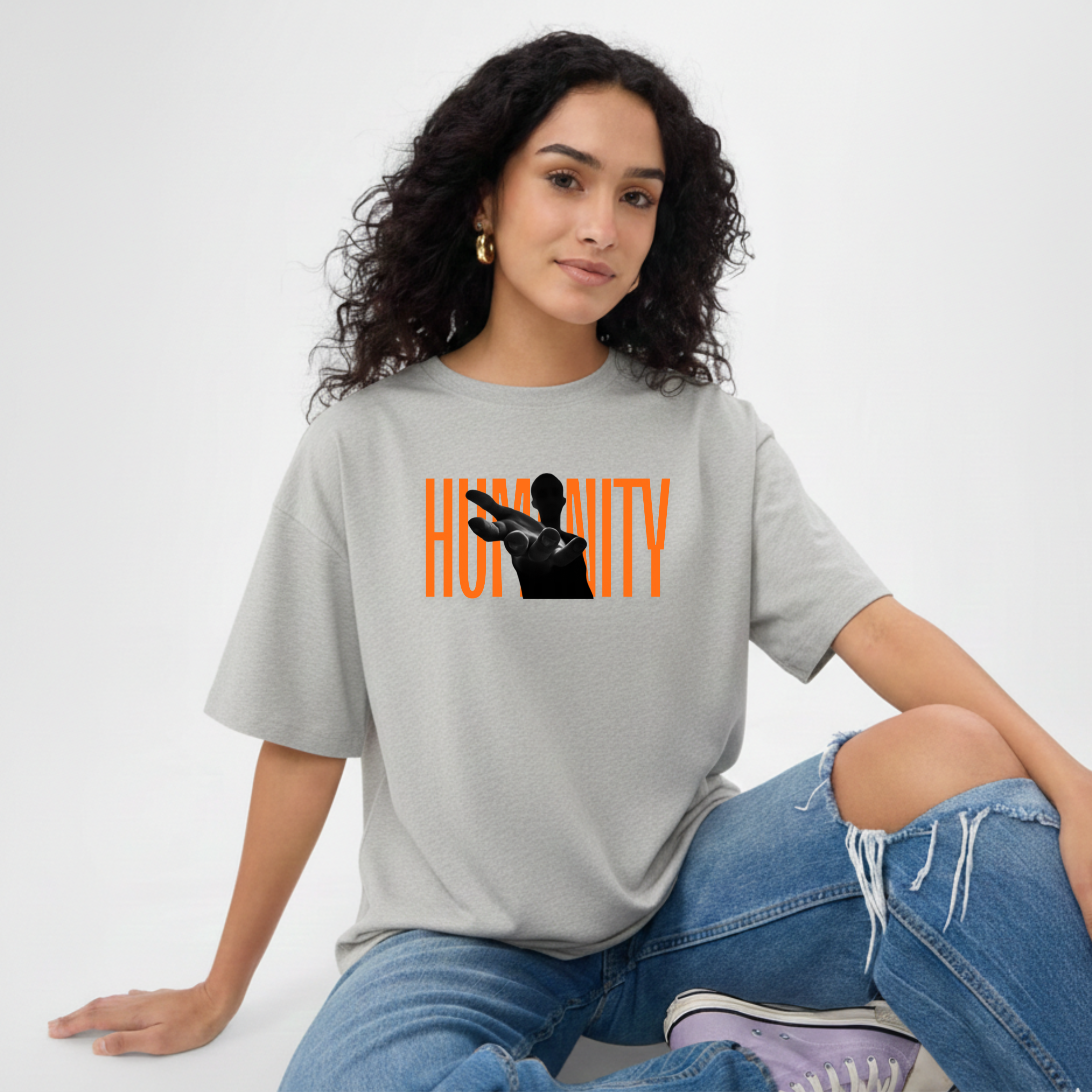 Humanity Calling | Women’s Oversized Classic T-Shirt