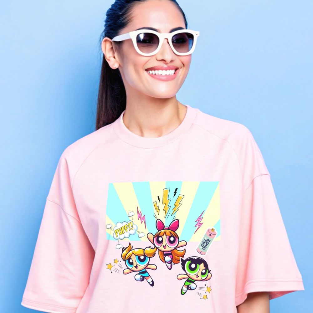 Blossom Bubbles Buttercup | Women’s Oversized Classic T-Shirt