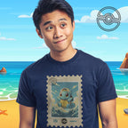 Pokemon Squirtle Stamp | Men’s Classic Crew T-Shirt
