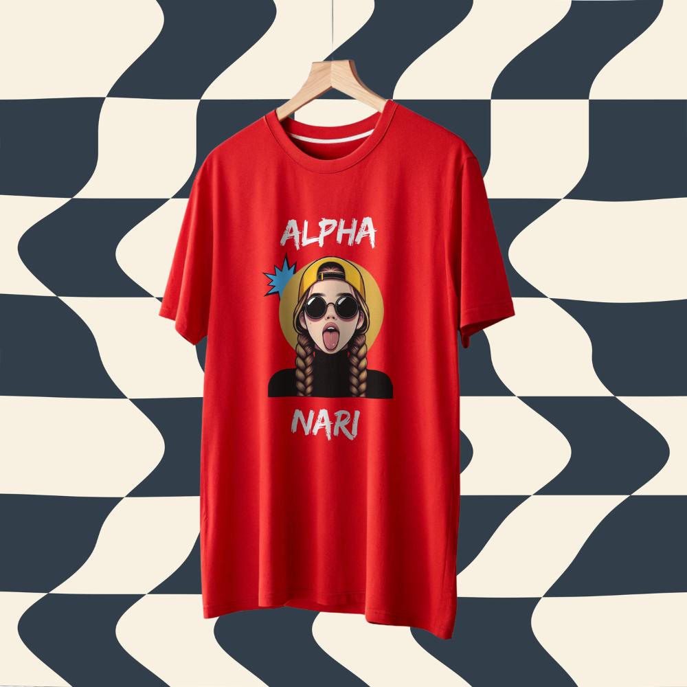 Alpha Nari Pop Art | Women’s Oversized Classic T-Shirt