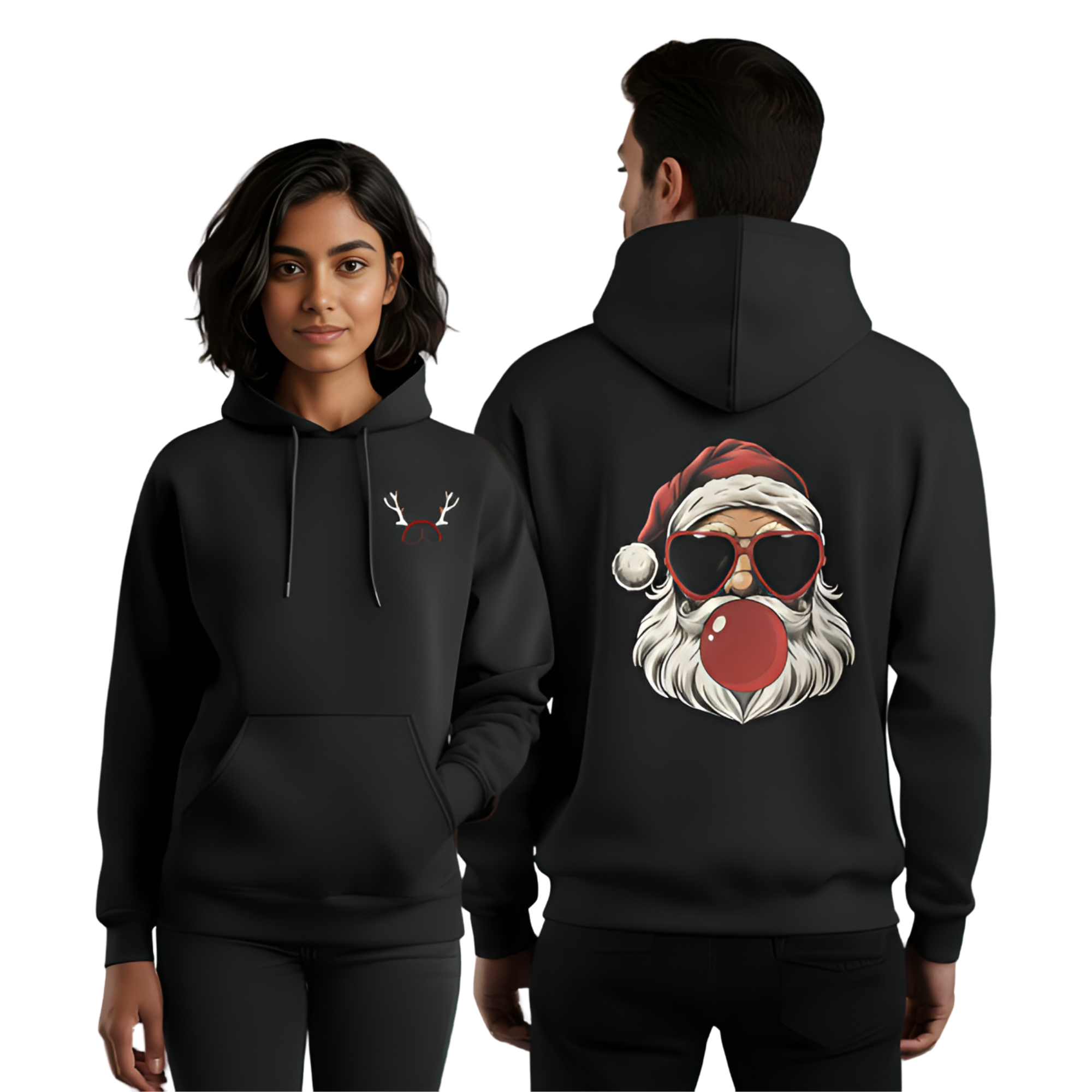 Black Unisex Pullover Hoodie
