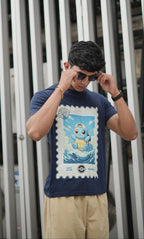 Pokemon Squirtle Stamp | Men’s Classic Crew T-Shirt
