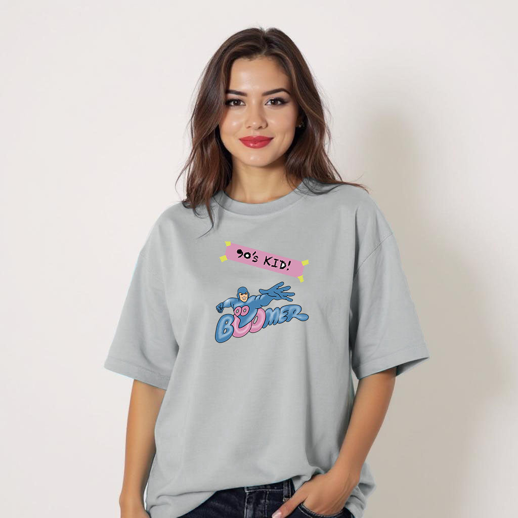 90’s Kid Superhero | Women’s Oversized Classic T-Shirt