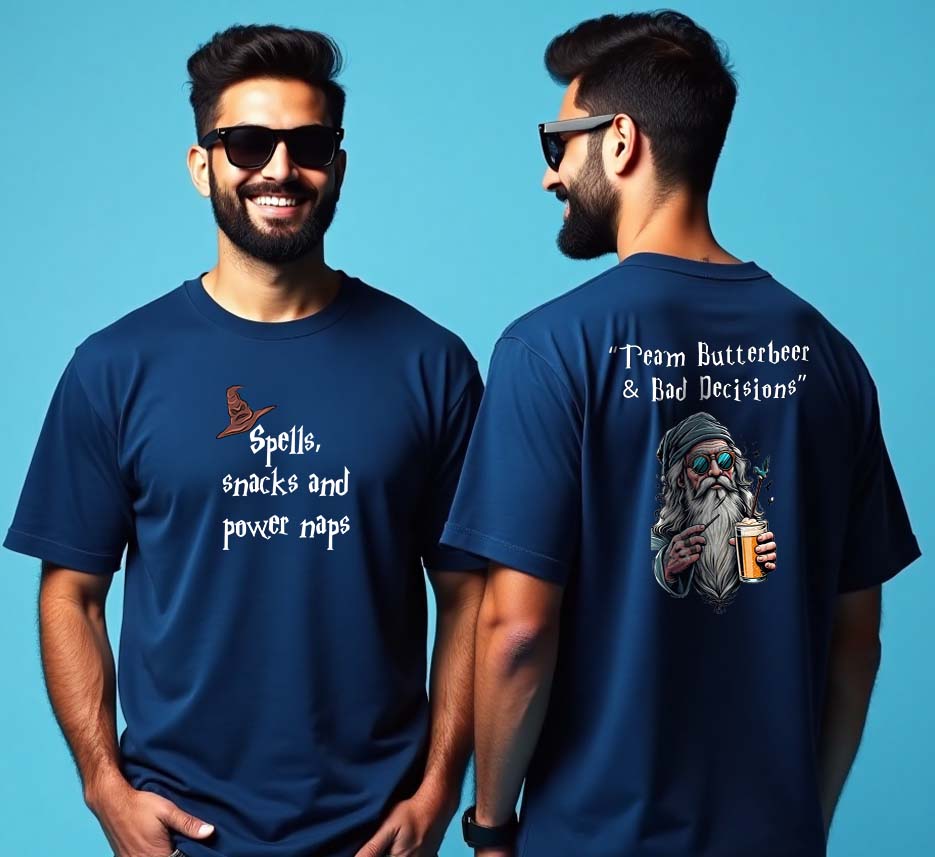 Team Butterbeer & Bad Decisions | Men’s Oversized Classic T-Shirt