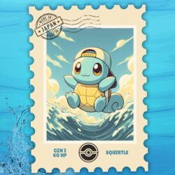 Pokemon SQUIRTLE Regular Men's Half Sleeve T-Shirt - Image 5