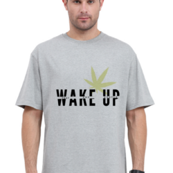 WAKE UP, PRAY AND HUSTLE Oversized Classic Men's T-Shirt - Image 3